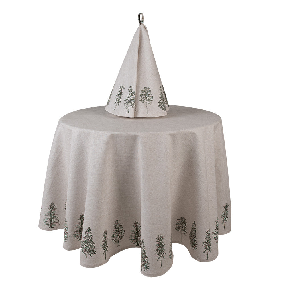 Winter tablecloth made of 100% cotton