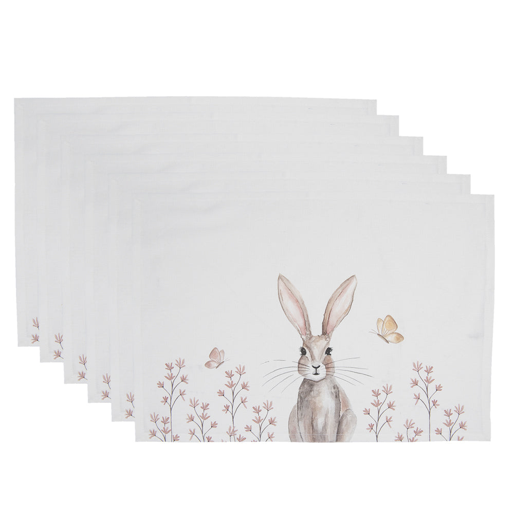 Tovagliette per Pasqua con simpatici coniglietti