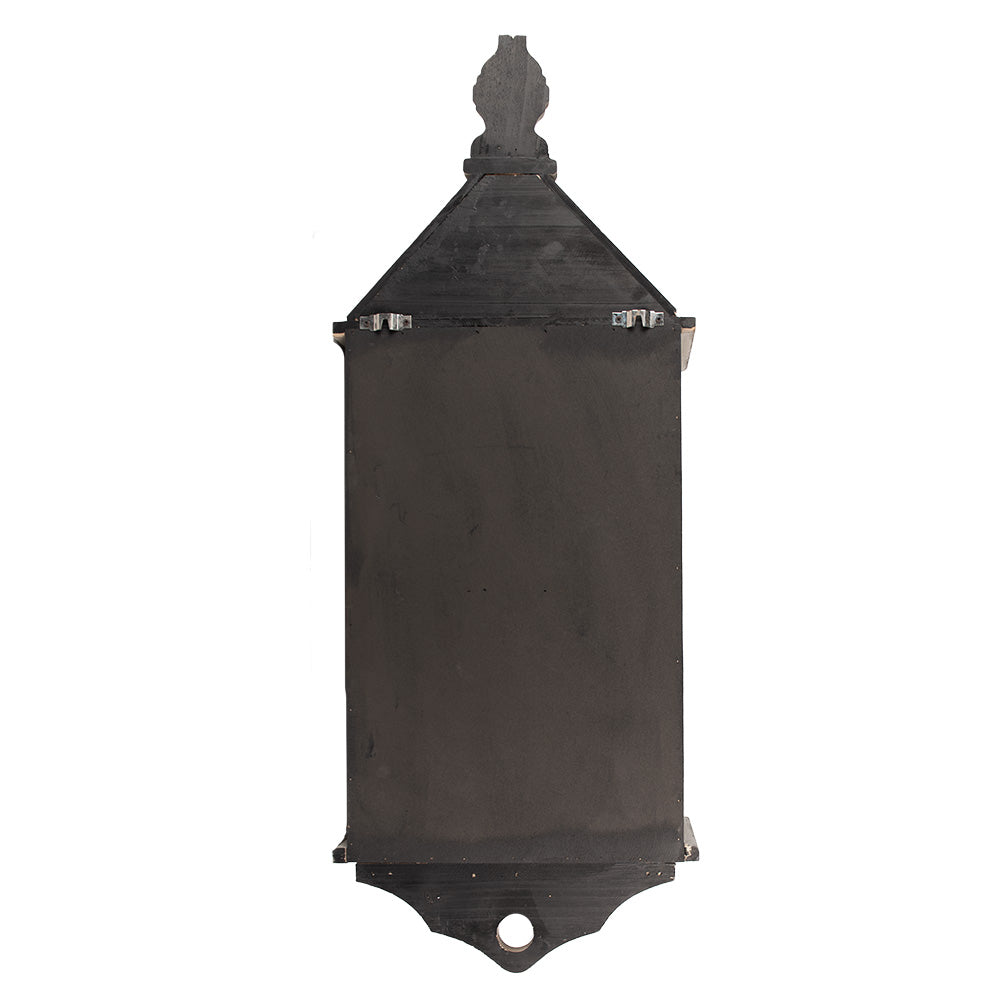 Mobiletto da parete Shabby Chic in legno grigio-verde