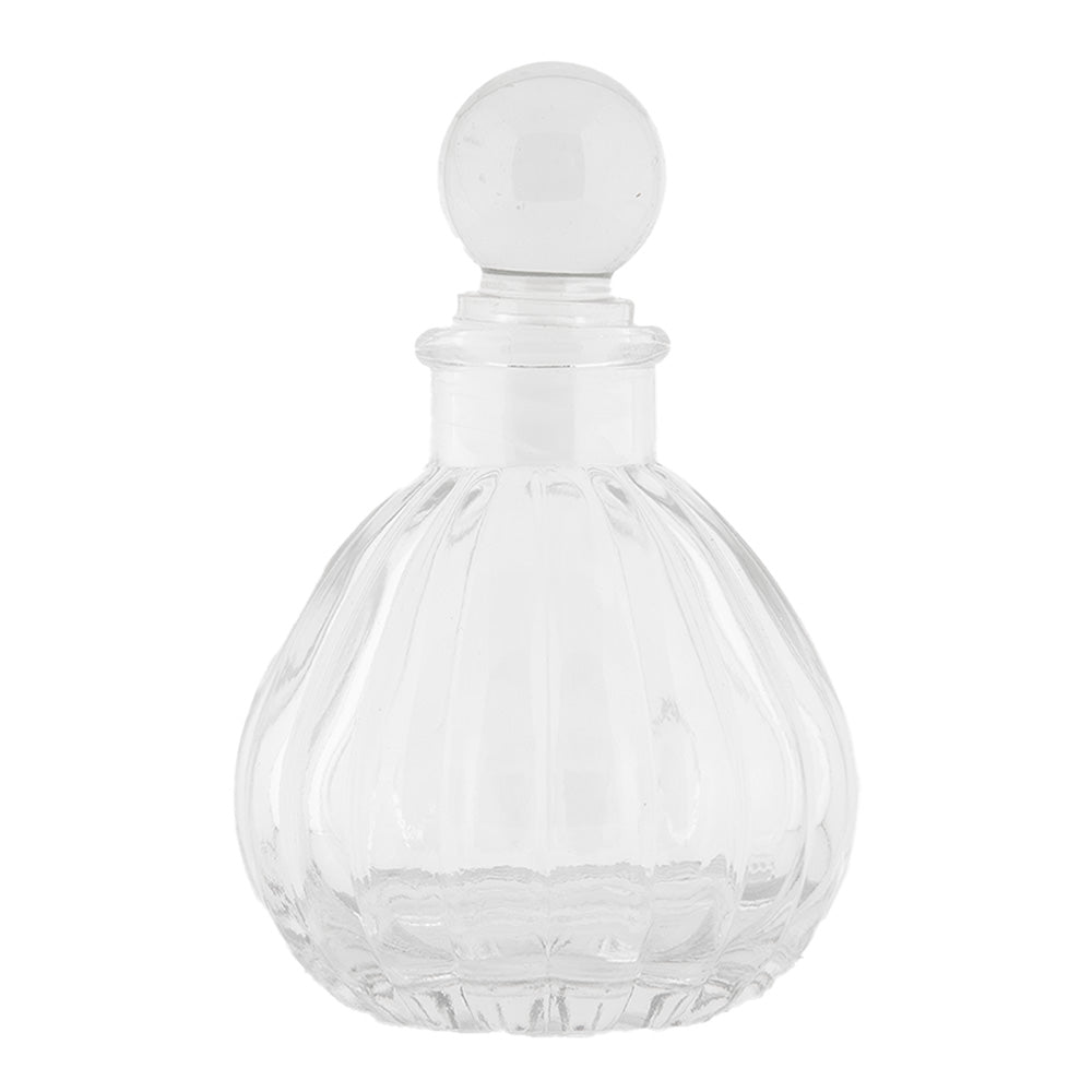 Bottle: Decorative small bottle made of glass