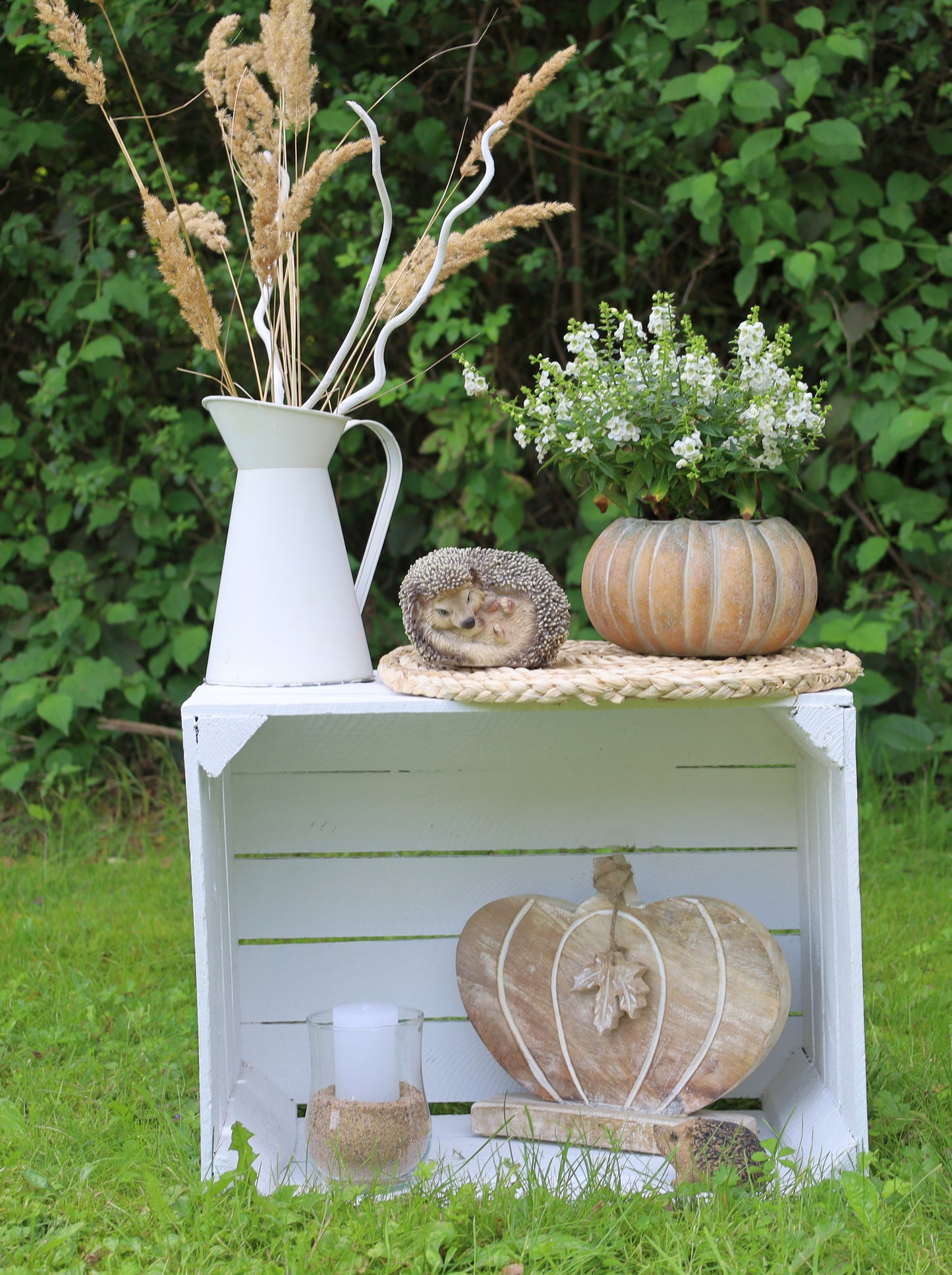 Figura di zucca in legno