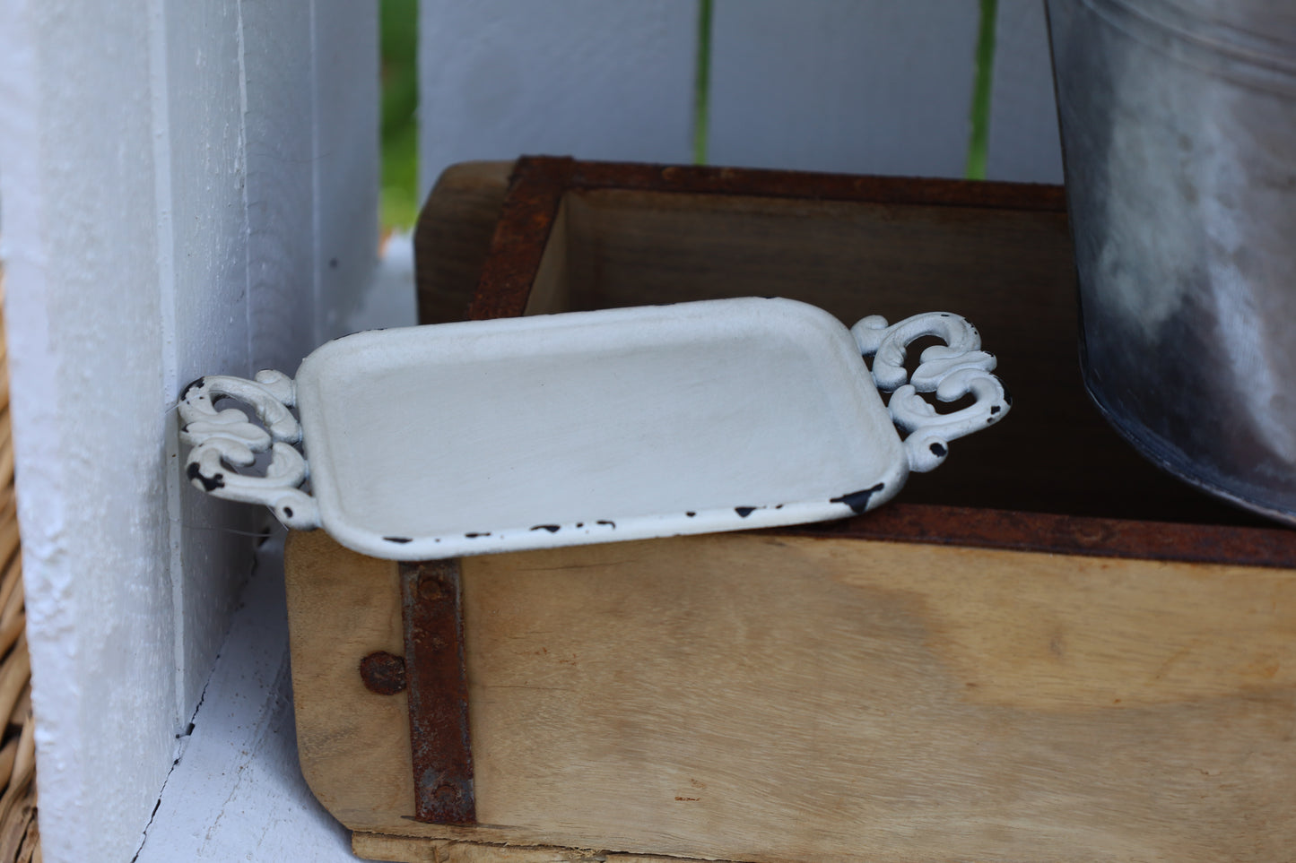 Alte Ziegelform, Original Backsteinform, Holzkiste 30 x 15 x 10cm
