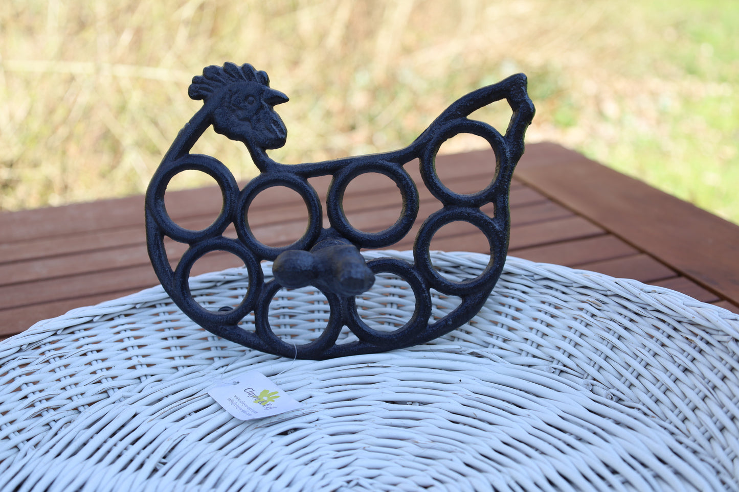 Eierhalter / Eierständer aus Gusseisen