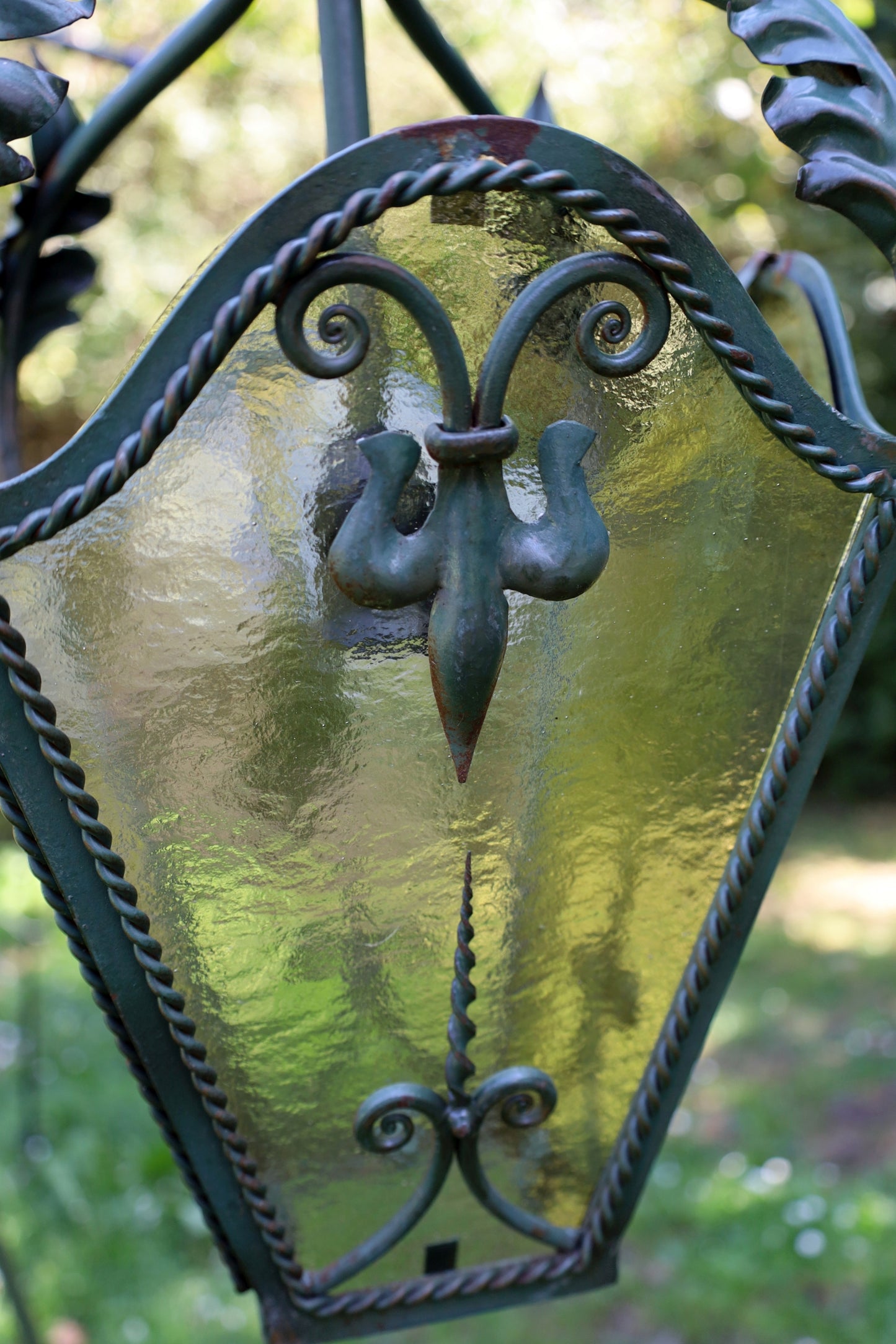 Antike Lampe / Pendelleuchte / Französische Foyer Laterne