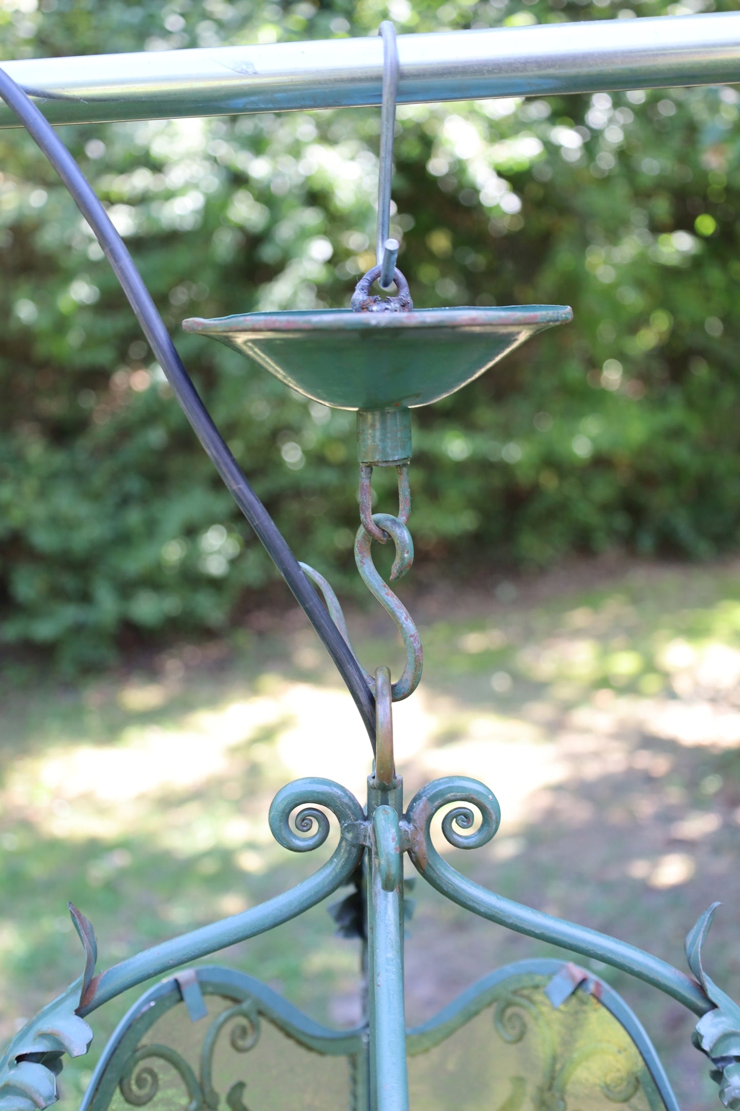 Antike Lampe / Pendelleuchte / Französische Foyer Laterne
