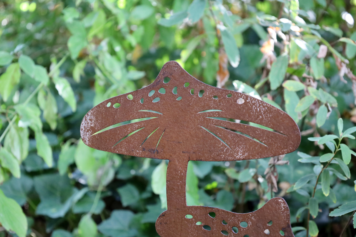 Grande picchetto da giardino a forma di fungo / picchetto da giardino in metallo, decorazione autunnale