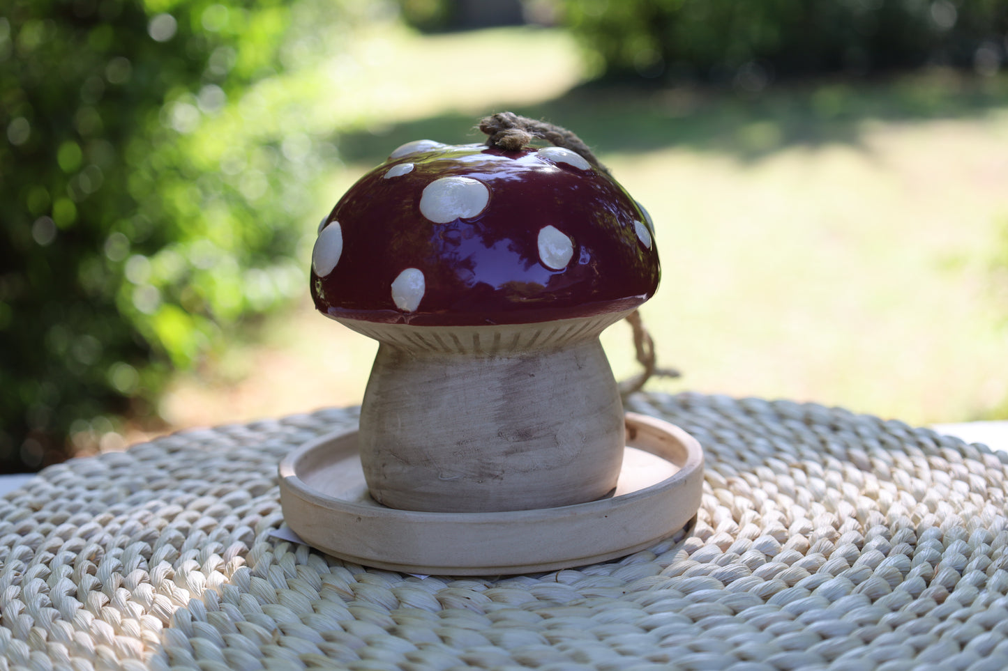 Tovagliette rotonde / tovagliette in paglia in stile boho marittimo