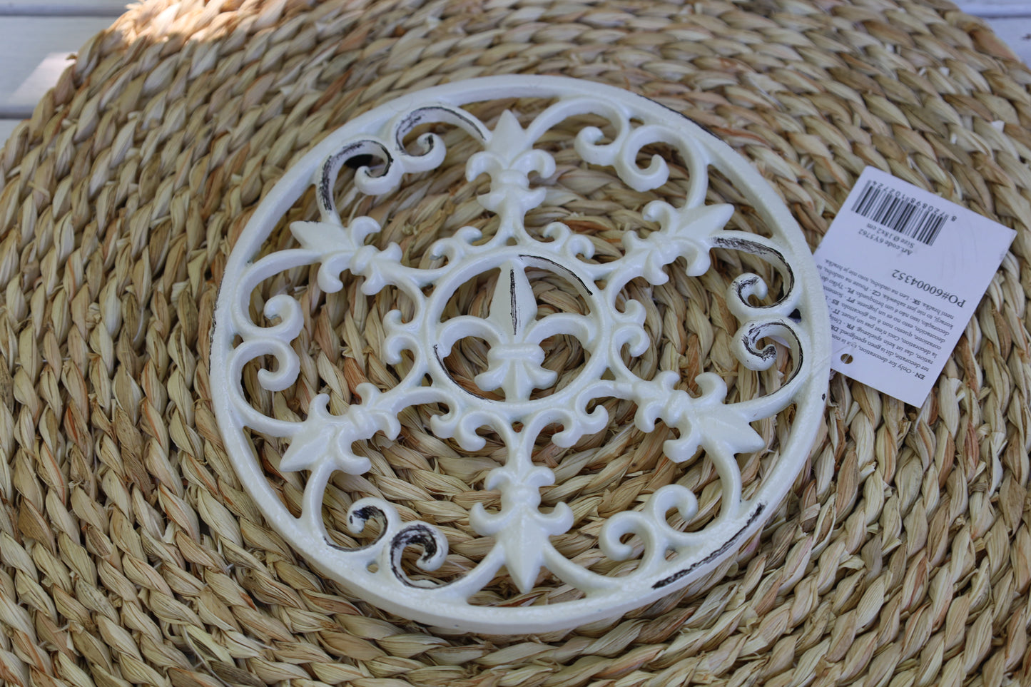 Tovagliette rotonde / tovagliette in paglia in stile boho marittimo