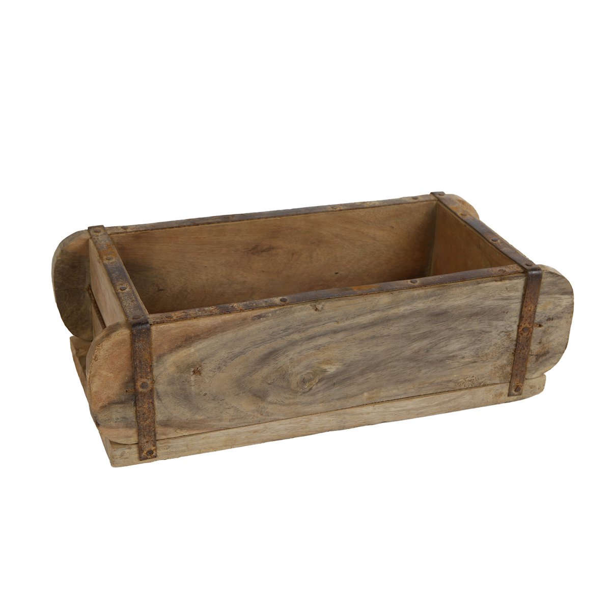 Alte Ziegelform, Original Backsteinform, Holzkiste 30 x 15 x 10cm