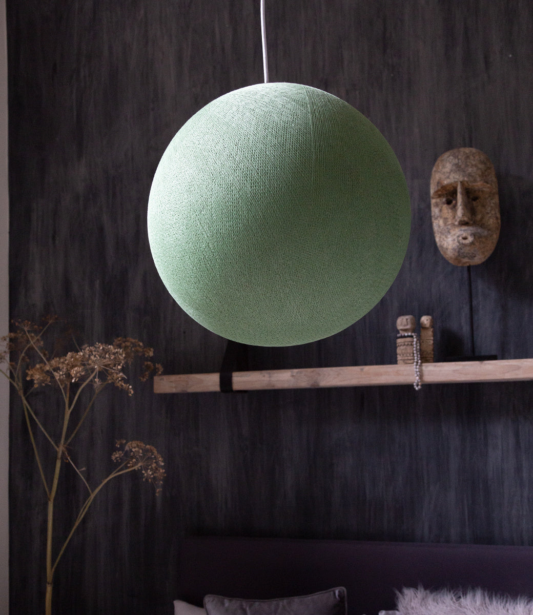 Lampada a sospensione/plafoniera in verde, Cottonball