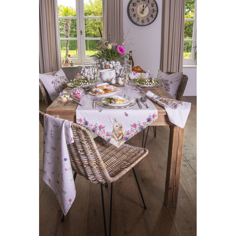 Butterdose aus Glas im Landhausstil