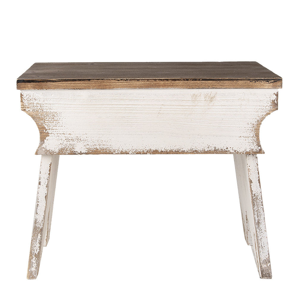 Blumenständer, Pflanzenbank aus Holz im Shabby Stil