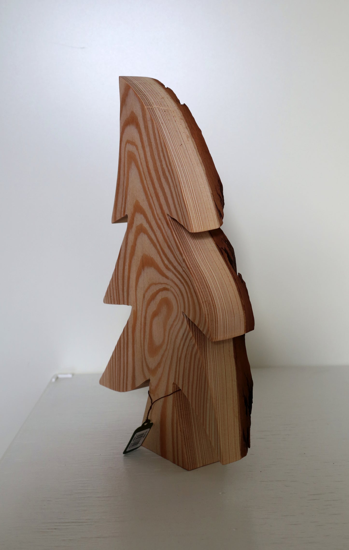 Albero di Natale rustico in legno di corteccia
