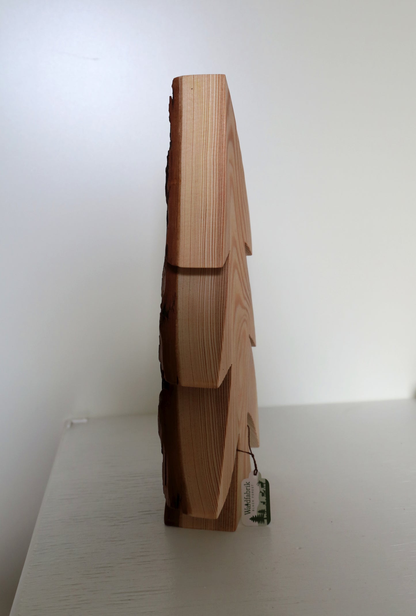 Albero di Natale rustico in legno di corteccia