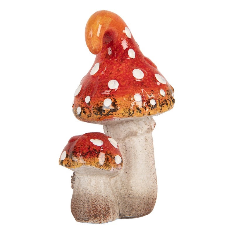 Funghi da favola: incantevole decorazione autunnale in ceramica