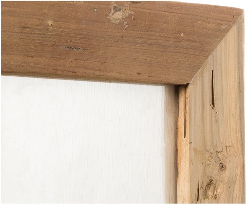 Cornice rustica in legno di recupero in formato verticale