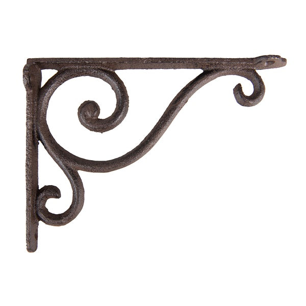 Decorative shelf console / hanging basket holder made of iron in country house style