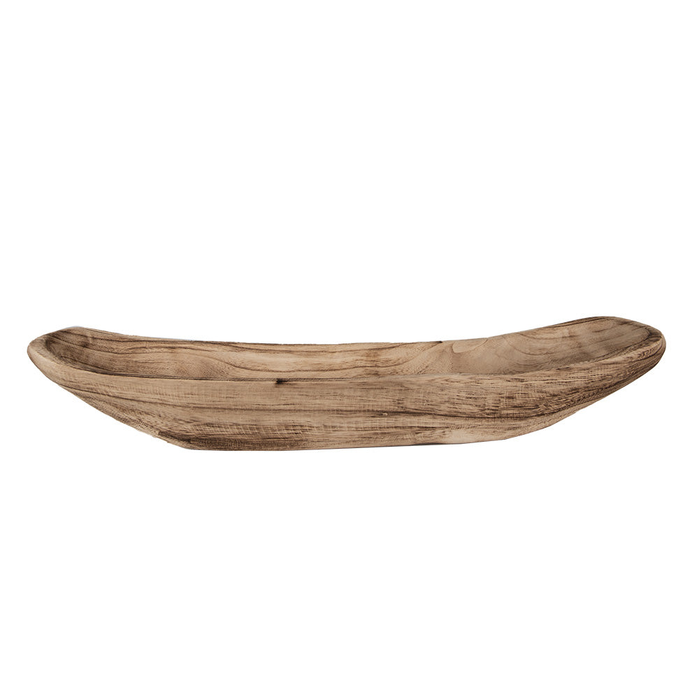 Ciotola di legno per servire o decorare