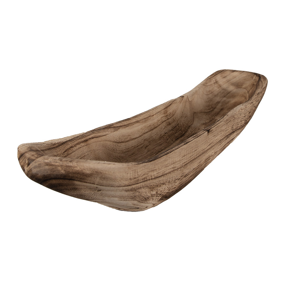Ciotola di legno per servire o decorare
