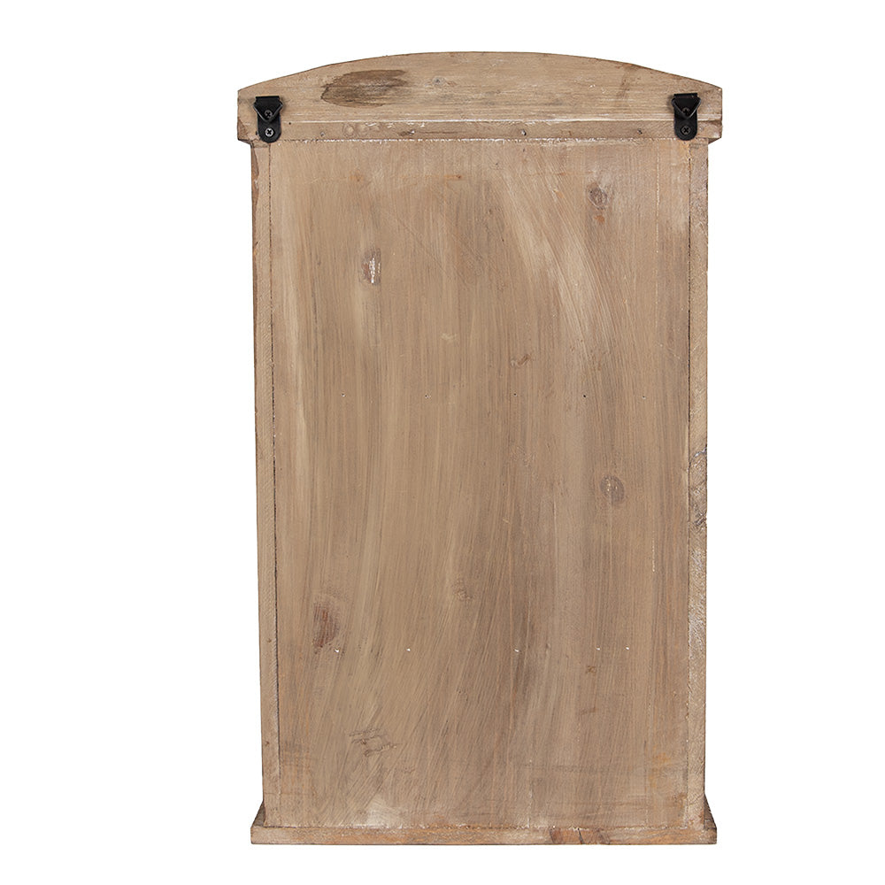 Mobiletto da parete / mobiletto sospeso / mensola da parete in legno marrone / stile country / Clayre &amp; Eef