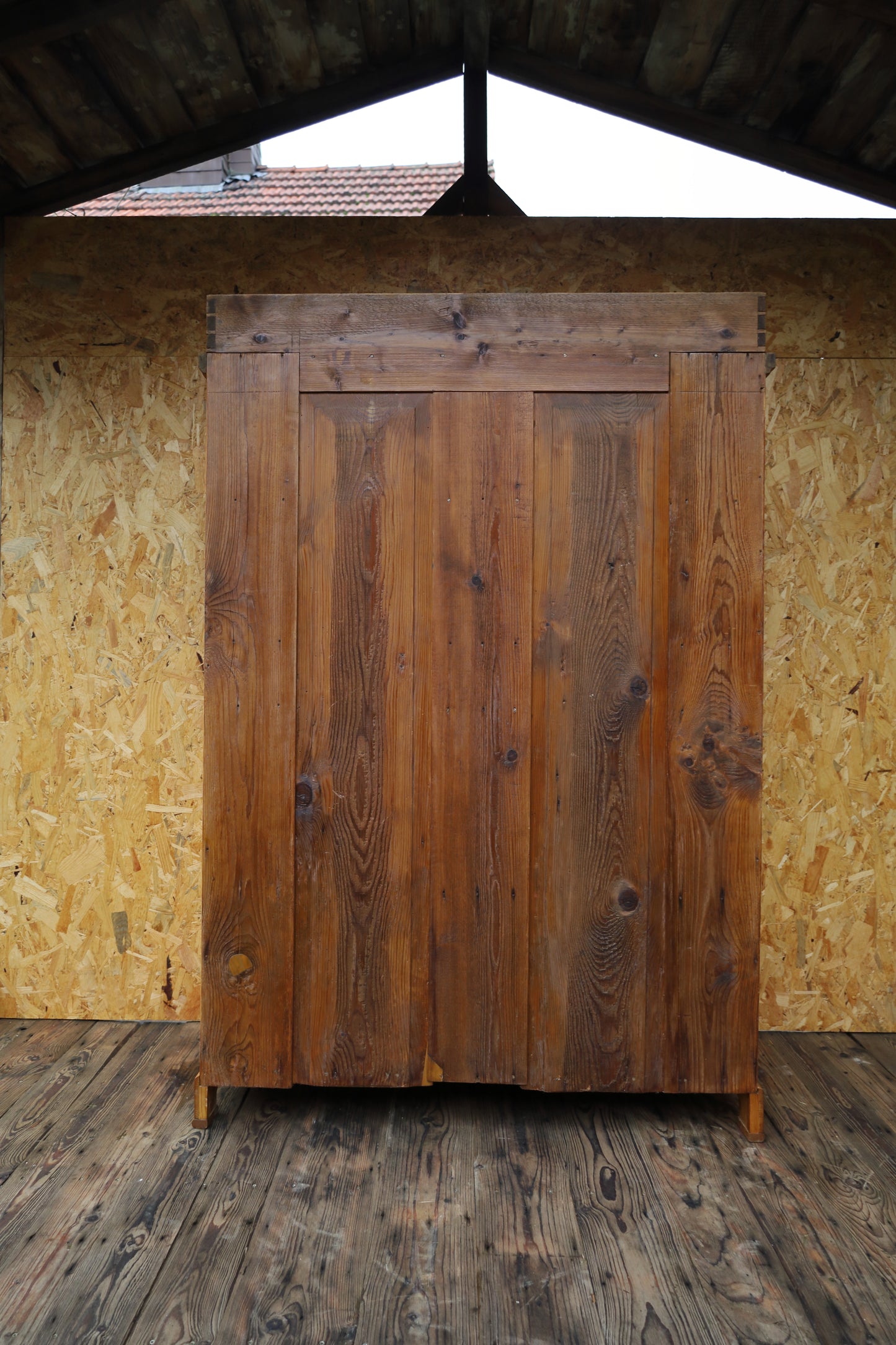 Mobile da cucina antico, stile guglielmino, in legno tenero, 1870-1915, restaurato 