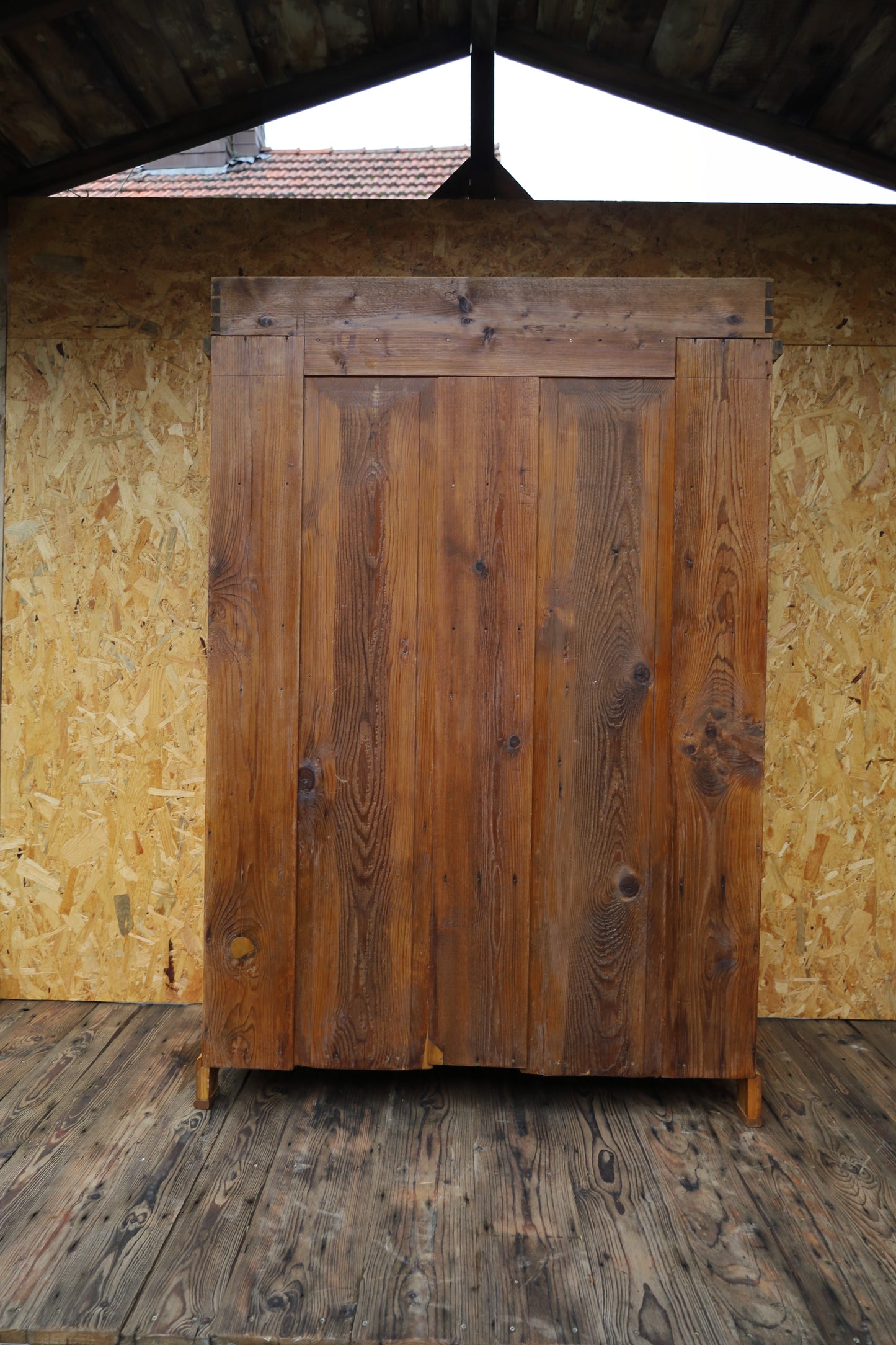 Mobile da cucina antico, stile guglielmino, in legno tenero, 1870-1915, restaurato 