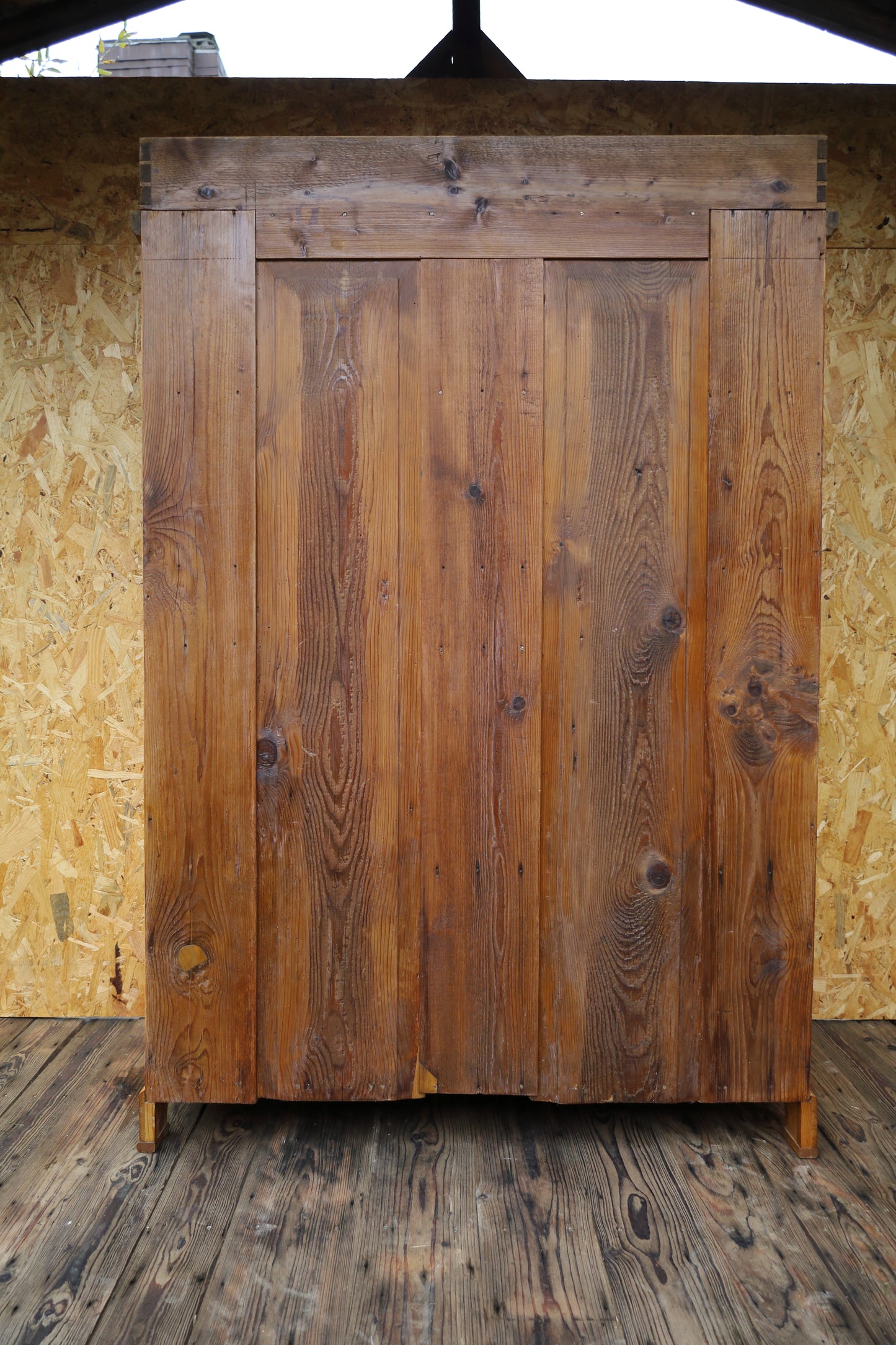 Mobile da cucina antico, stile guglielmino, in legno tenero, 1870-1915, restaurato 