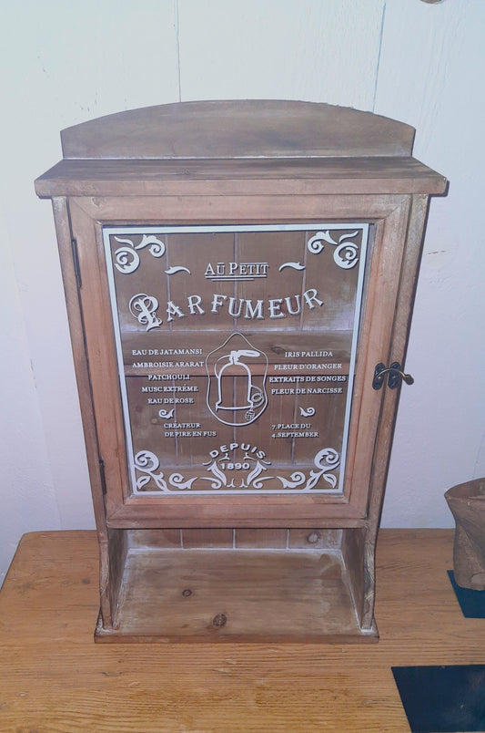 Mobiletto da parete / mobiletto sospeso / mensola da parete in legno marrone / stile country / Clayre &amp; Eef