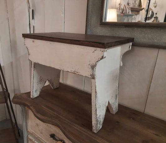 Blumenständer, Pflanzenbank aus Holz im Shabby Stil