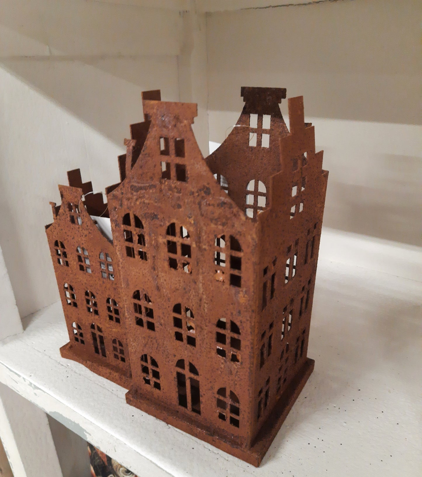 Garden decoration: Patina houses, set of 2