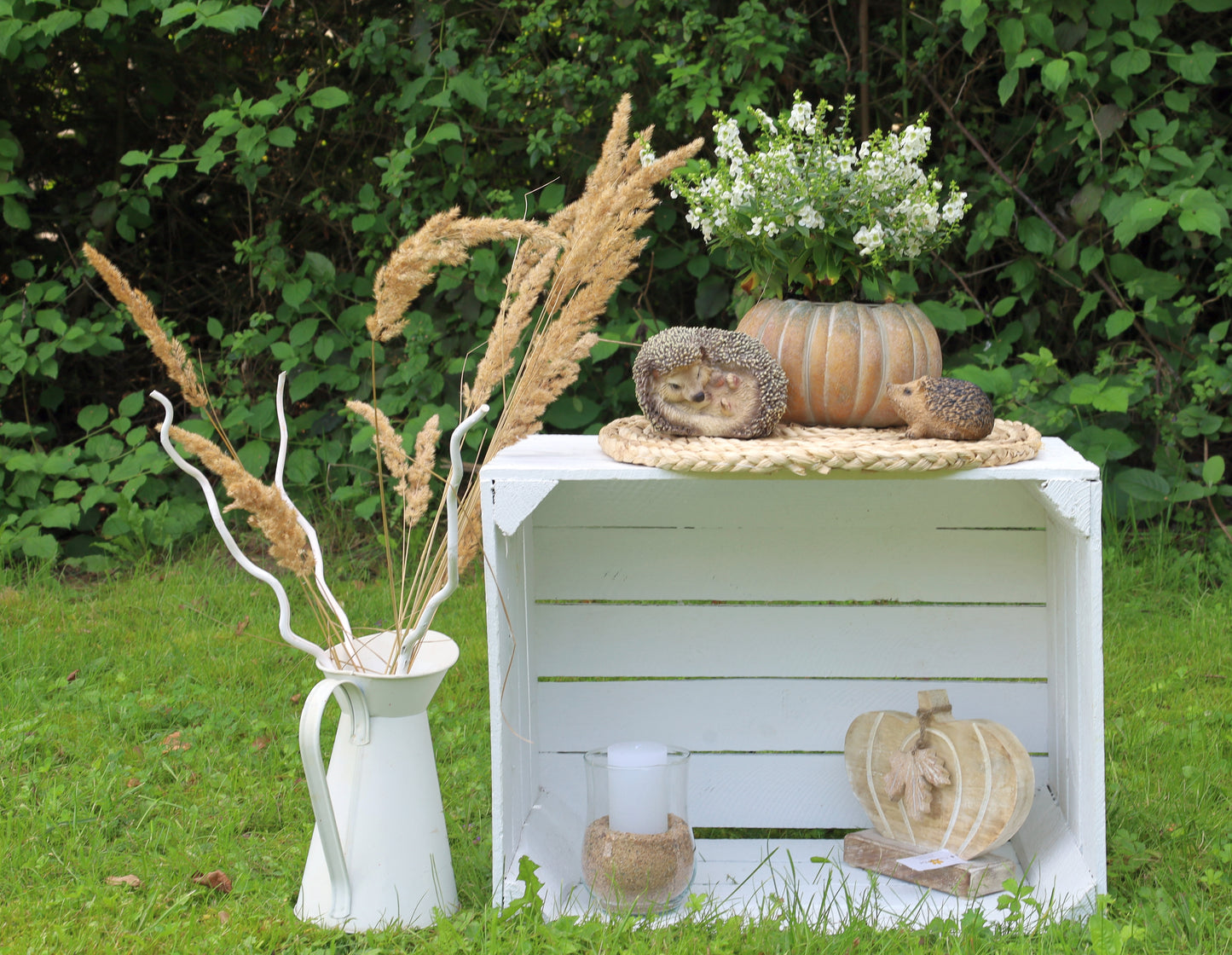 Figura di zucca in legno