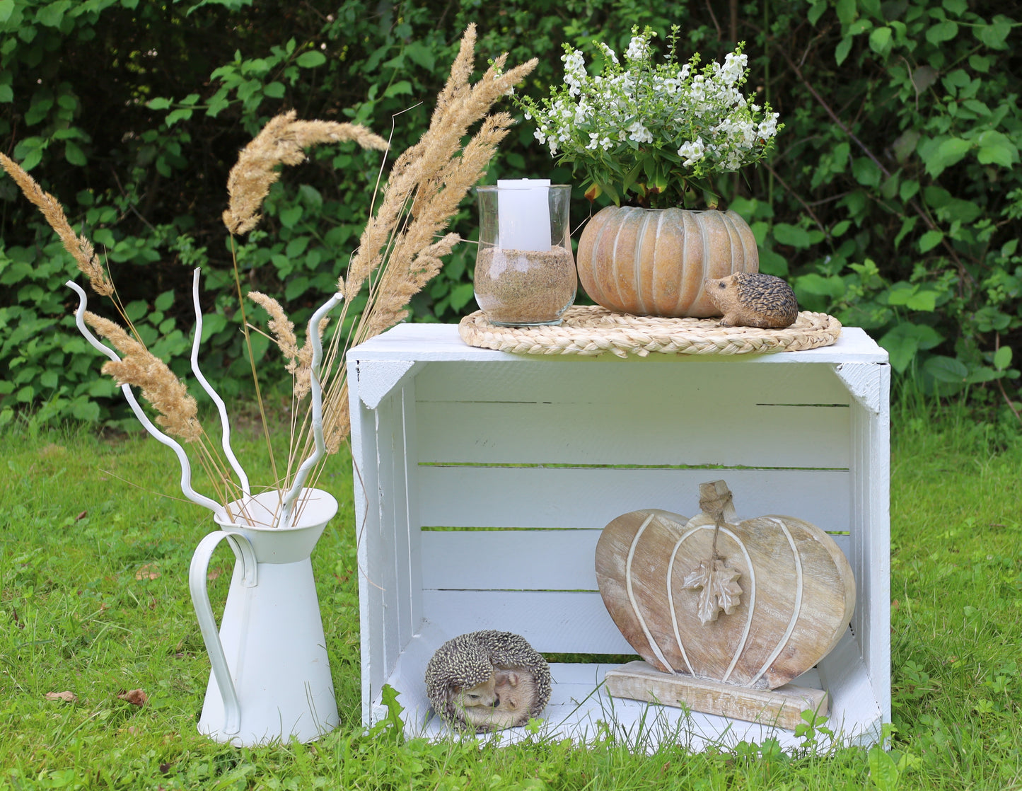 Figura di zucca in legno