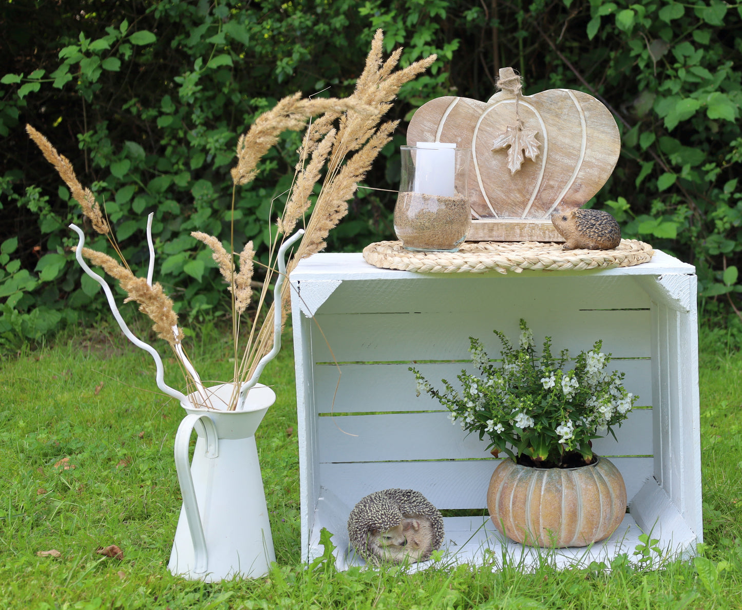 Figura di zucca in legno