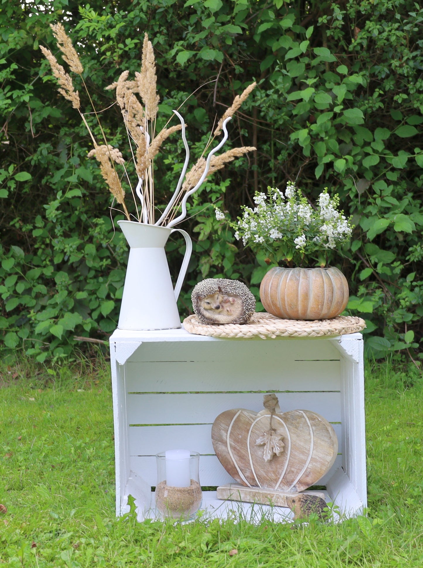 Figura di zucca in legno
