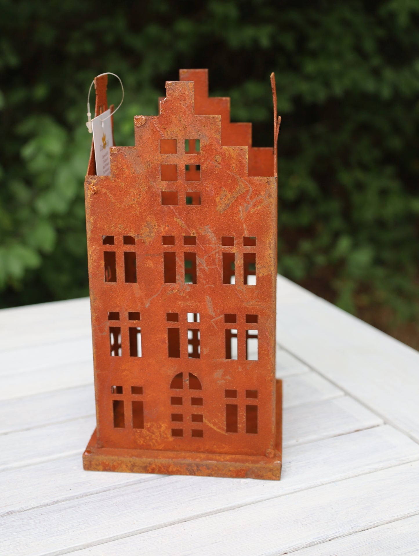 Garden decoration: Patina houses, set of 2