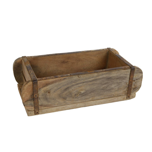 Alte Ziegelform, Original Backsteinform, Holzkiste  30 x 15 x 10cm