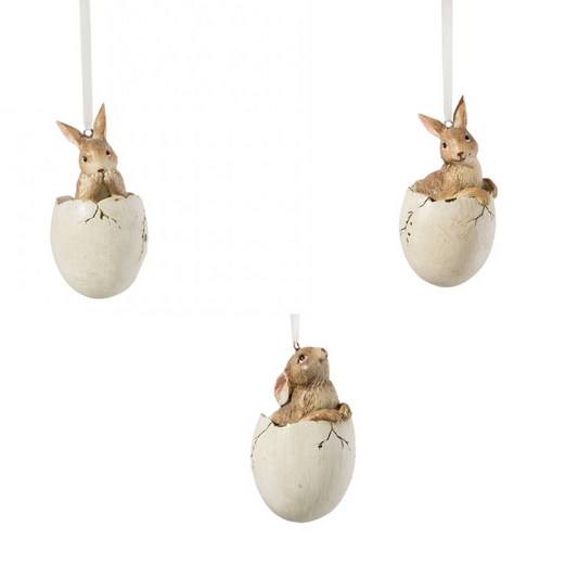 Graziosi ciondoli a forma di coniglietto per Pasqua
