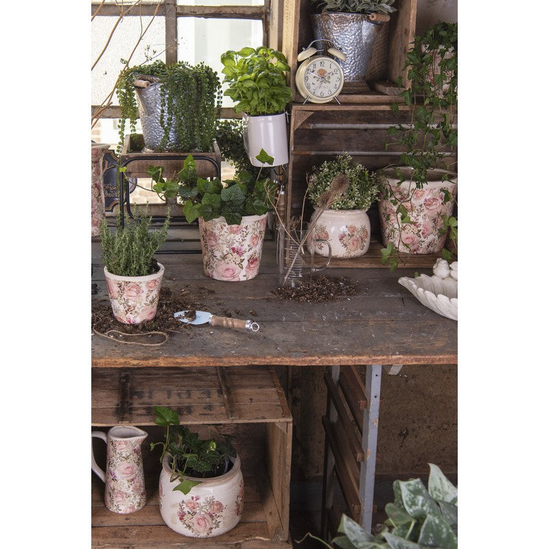 Palla decorativa con motivo a rosa