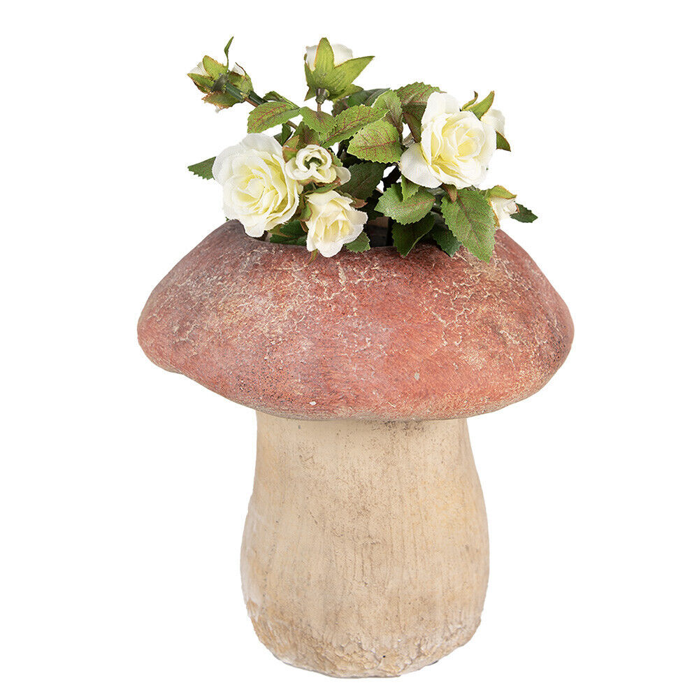 Portacandele/vaso autunnale a forma di fungo 