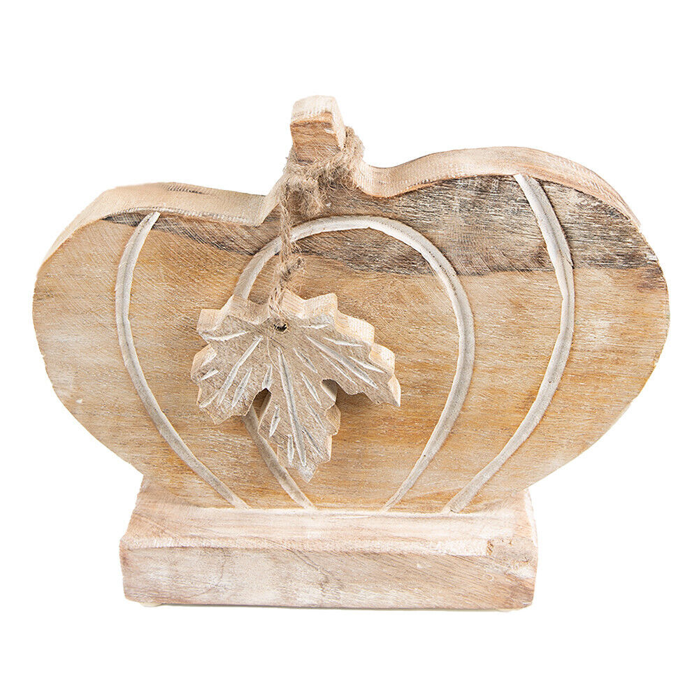Figura di zucca in legno