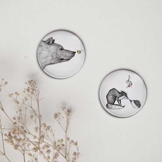 Magnete per il frigorifero, con motivi animali 